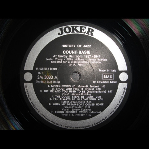 Count Basie - At Savoy Ballroom 1937-1944 (1972) [1LP]