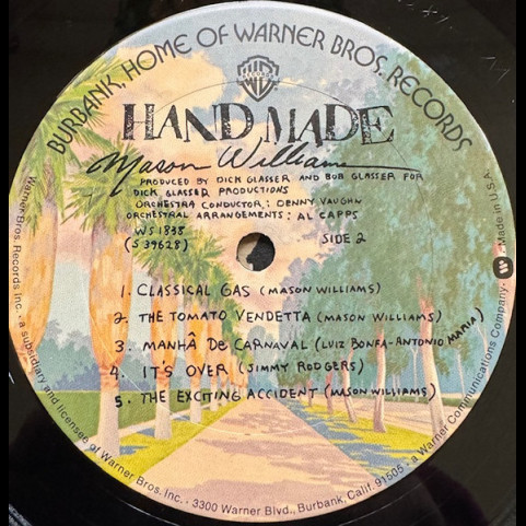 Mason Williams - Hand Made (1970) [1LP]