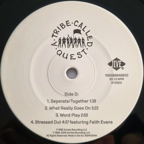 A Tribe Called Quest - Beats, Rhymes And Life (2025) [2LP]