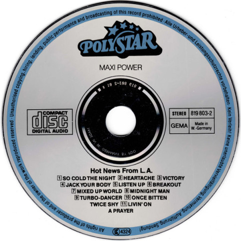Various - Maxi Power - Hot News From L.A. (1987) [1CD]