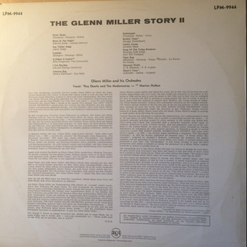 Glenn Miller - The Glenn Miller Story II (1964) [1LP]