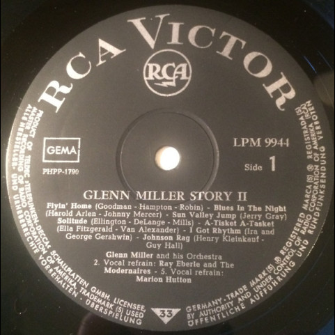 Glenn Miller - The Glenn Miller Story II (1964) [1LP]