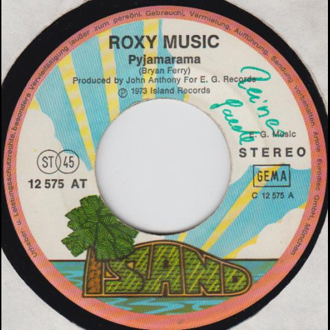 Roxy Music - Pyjamarama / The Pride And The Pain (1973) [7"]