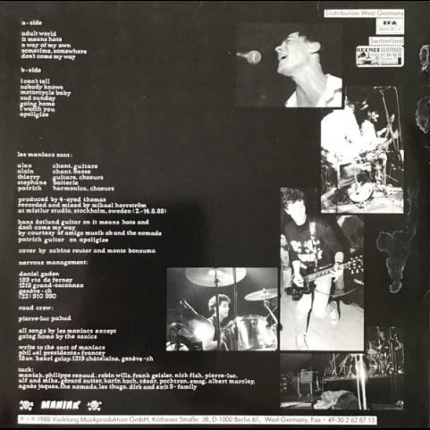 Maniacs (6) - Can Also Use Fruit (1988) [1LP]