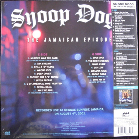 Snoop Dogg - The Jamaican Episode (2025) [1LP]
