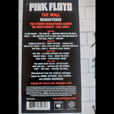 Pink Floyd - The Wall (2025) [2LP] 180g