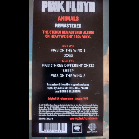 Pink Floyd - Animals (2025) [1LP] 180g