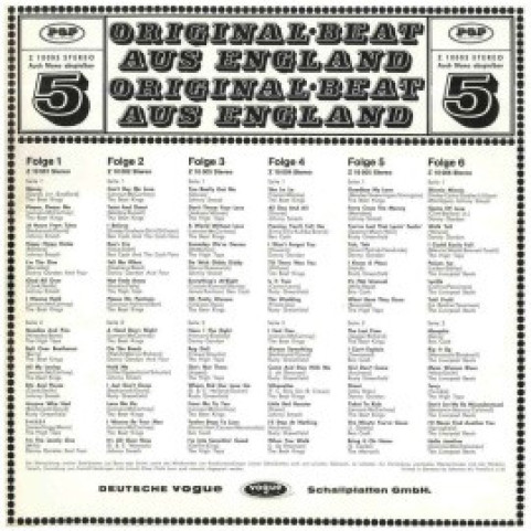 Various - Original Beat aus England 5. Folge (1965) [1LP]