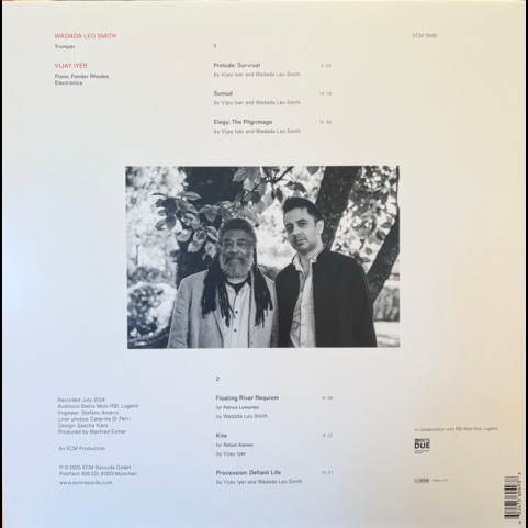 Vijay Iyer / Wadada Leo Smith - Defiant Life (2025) [1LP]