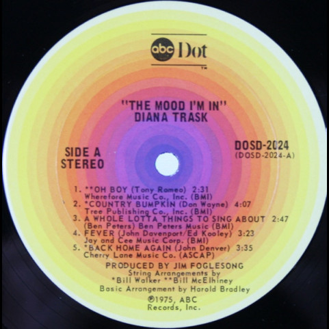 Diana Trask - The Mood I'm In (1975) [1LP]