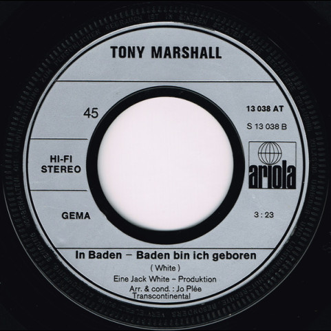 Tony Marshall - Onkel Golle (1973) [7"]