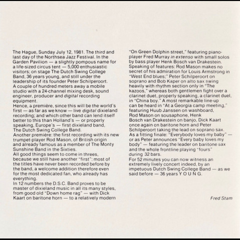 Dutch Swing College Band, The - Digital Dixie (1984) [1CD]