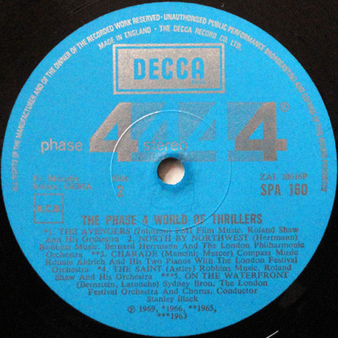 Various - The Phase 4 World Of Thrillers (1971) [1LP]
