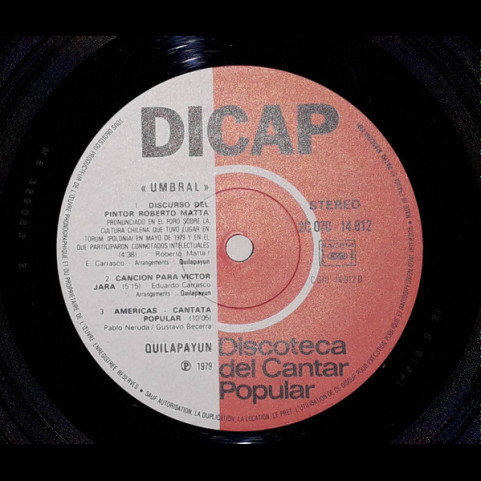 Quilapayún - Umbral (1979) [1LP]