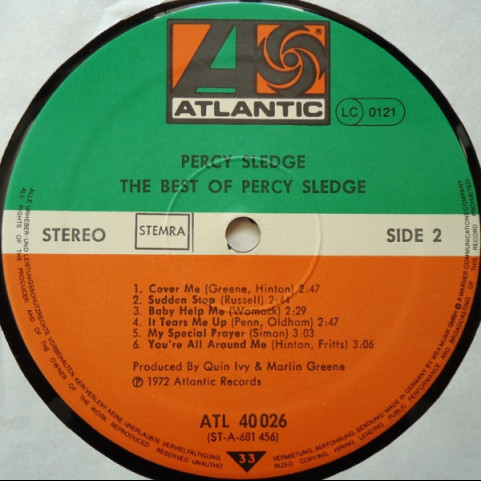 Percy Sledge - The Best Of Percy Sledge [1LP]