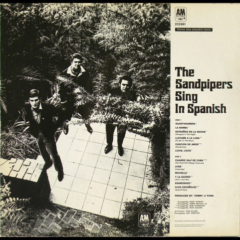 Sandpipers, The - Sing In Spanish (1968) [1LP]
