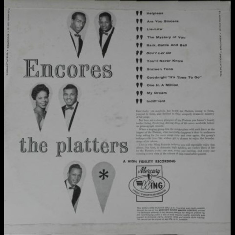 Platters, The - Encores! (1960) [1LP]