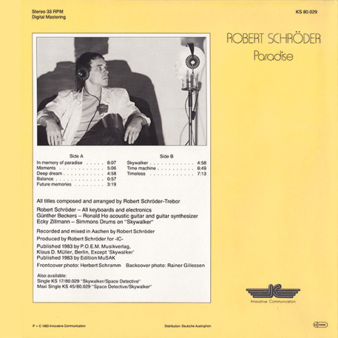 Robert Schröder - Paradise (1983) [1LP]