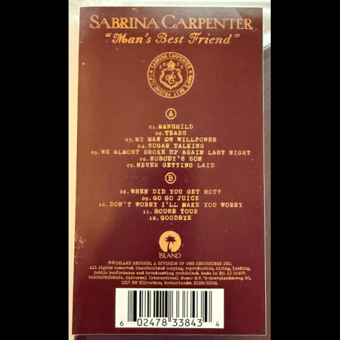 Sabrina Carpenter - Man's Best Friend (2025) [1LP]