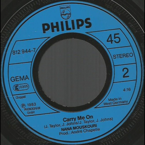 Nana Mouskouri - Ich Leb' Im Traum (I Have A Dream) (1983) [7"]