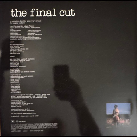 Pink Floyd - The Final Cut (2025) [1LP] 180g