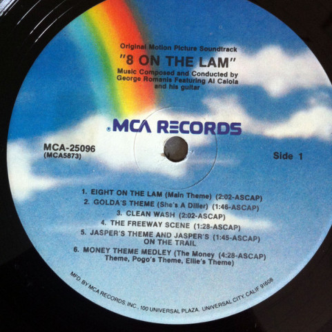 George Romanis - 8 On The Lam (Original Motion Picture Soundtrack) [1LP]