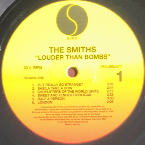 Smiths, The - Louder Than Bombs (2011) [2LP] 180g