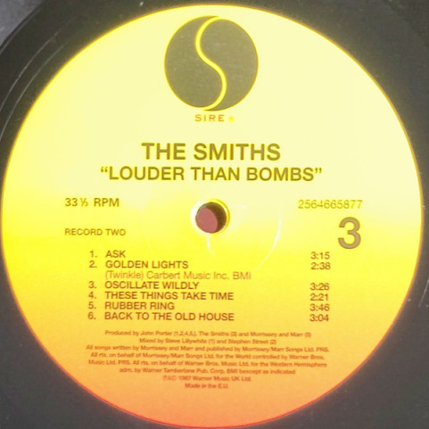 Smiths, The - Louder Than Bombs (2011) [2LP] 180g