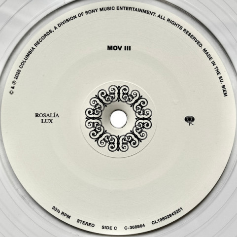 Rosalía (3) - Lux (2025) [2LP]