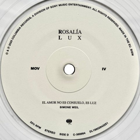 Rosalía (3) - Lux (2025) [2LP]