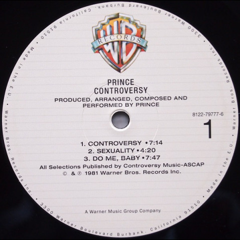 Prince - Controversy (2011) [1LP]