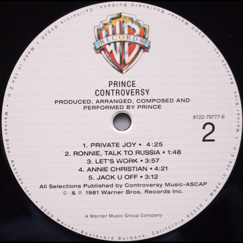Prince - Controversy (2011) [1LP]