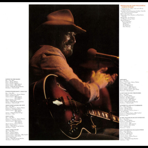 Don Williams (2) - Listen To The Radio (1982) [1LP]