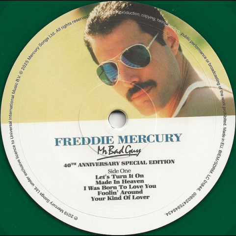Freddie Mercury - Mr. Bad Guy (2025) [1LP] 180g