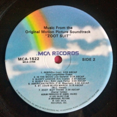 Daniel Valdez - Zoot Suit - Music From The Original Motion Picture Soundtrack [1LP]
