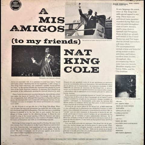 Nat King Cole - A Mis Amigos (1959) [1LP]