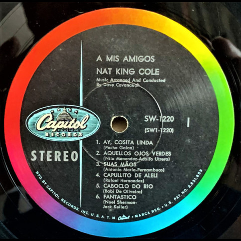 Nat King Cole - A Mis Amigos (1959) [1LP]