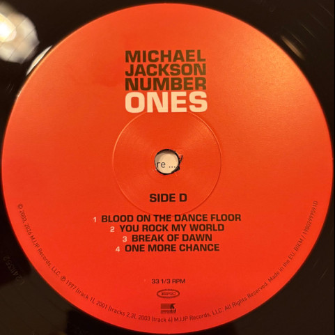 Michael Jackson - Number Ones (2026) [2LP]