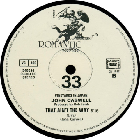 John Caswell - Vineyards In Japan (1982) [2LP]