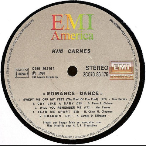 Kim Carnes - Romance Dance (1980) [1LP]