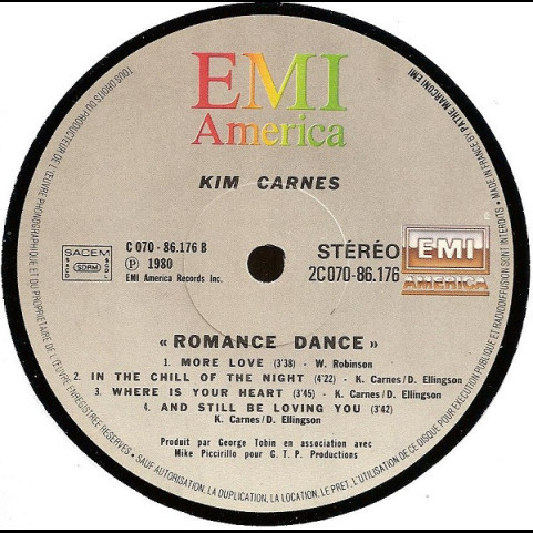 Kim Carnes - Romance Dance (1980) [1LP]