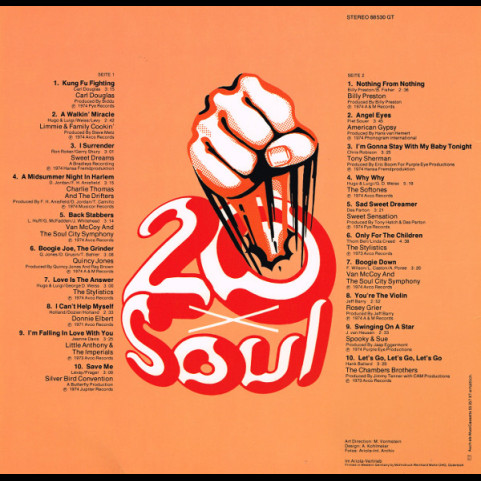 Various - 20 X Soul (1975) [1LP]