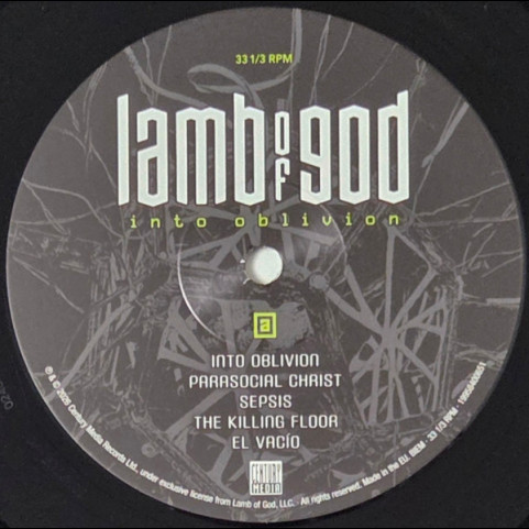 Lamb Of God - Into Oblivion (2026) [1LP]
