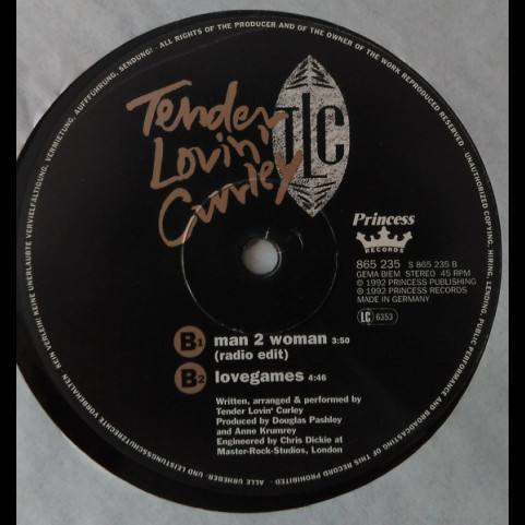 Tender Lovin' Curley - Man 2 Woman (1992) [12"]