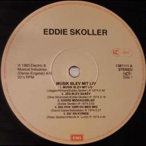 Eddie Skoller - Musik Blev Mit Liv (1983) [1LP]