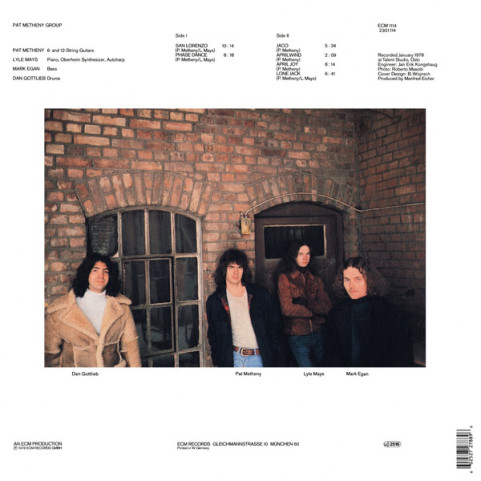Pat Metheny Group - Pat Metheny Group (2010) [1LP] 180g