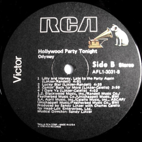 Odyssey (2) - Hollywood Party Tonight (1978) [1LP]