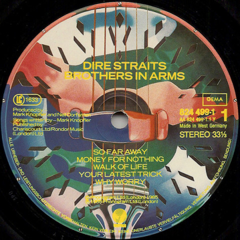 Dire Straits - Brothers In Arms (1985) [1LP]
