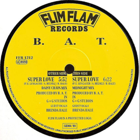 B.A.T. - Super Love (1989) [12"]
