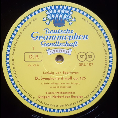 Ludwig van Beethoven – Herbert von Karajan, Berliner Philharmoniker - 9 Symphonien (1963) [8LP] BOXSET